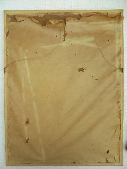 GIOVANNI BRAGOLIN!! CRYING GIRL, print on board.