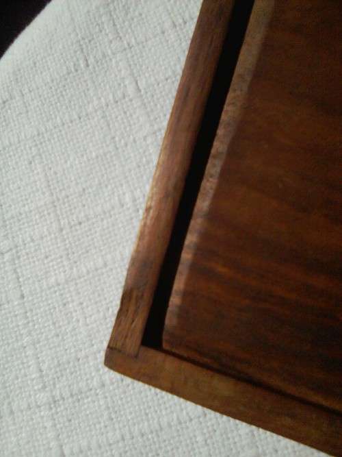 BEAUTIFUL WOODEN TRAY 32.3CM X 21.5CM