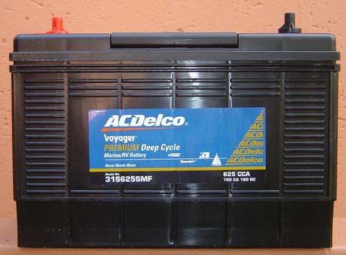 AC DELCO VOYAGER DEEP CYCLE BATTERY, NEW, VERY GOOD PRICE