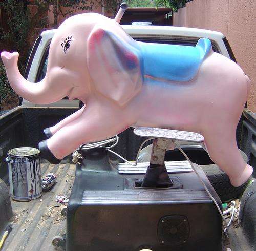 SPECIAL COMBO SALE, ELEPHANT AND TRAIN RIDE ON KIDDIES MACHINES