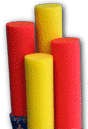 POOL NOODLES, ASSORTED COLOURS, NEW
