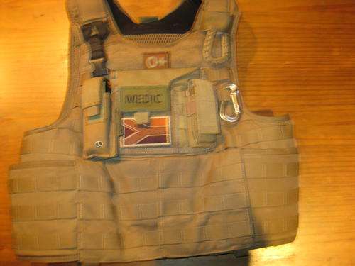 Warrior Bulletproof body Armour (Tan)