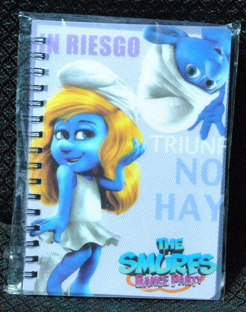 Smurf notebook