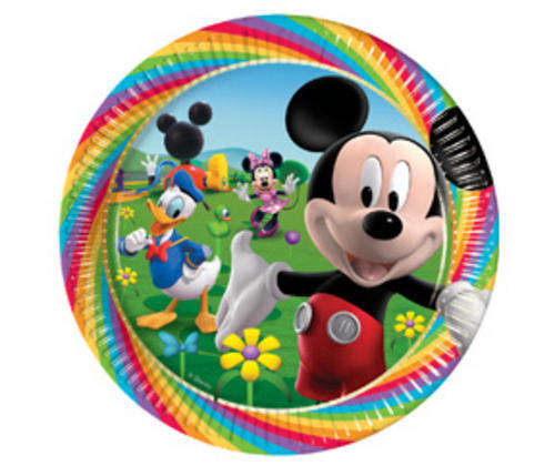 Mickey mouse colours - plates