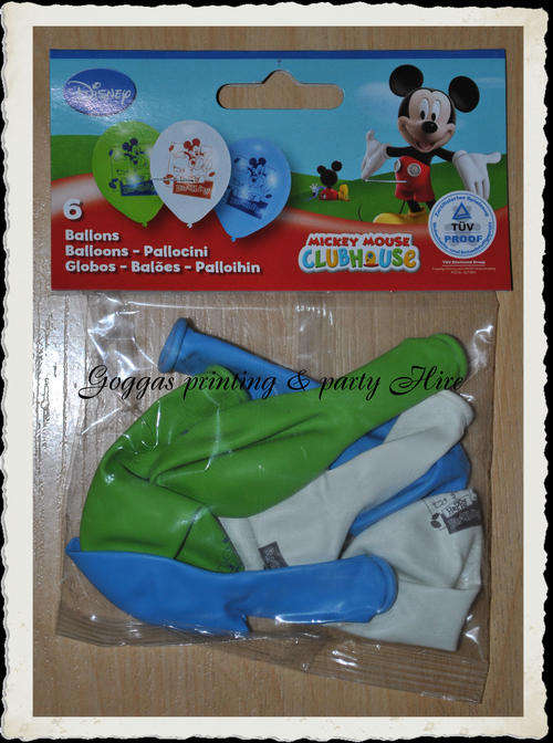 Mickey mouse latex balloons