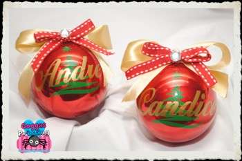 Christmas bauble red