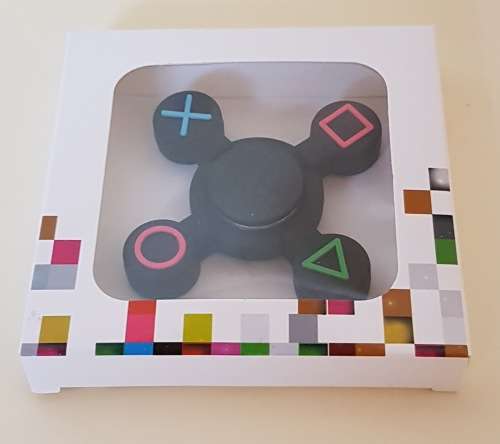 Fidget Spinner - Playstation Button Style - Black PS3/PS4
