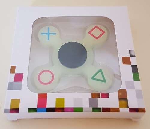 Fidget Spinner - Playstation Button Style - Glow in the Dark PS3/PS4