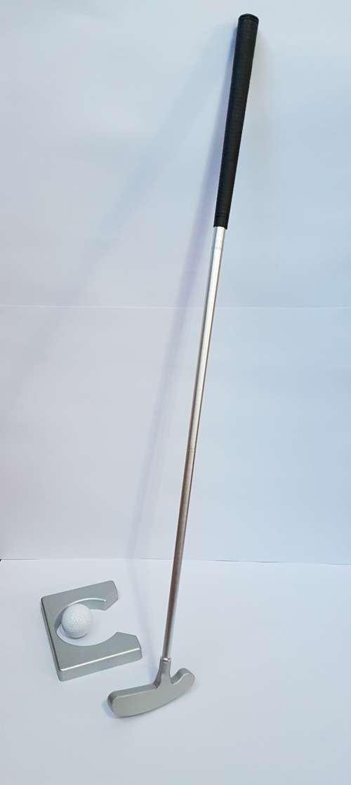 Aluminium Golf Putter Putting Indoor Home Office Practice Set with Case