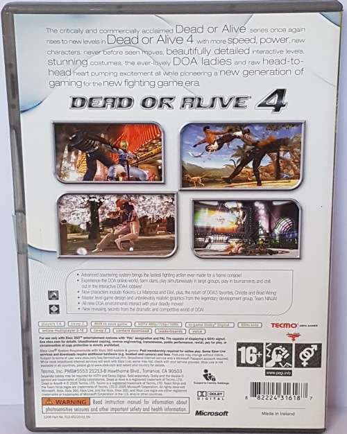 Xbox 360 - Dead or Alive 4 Classics
