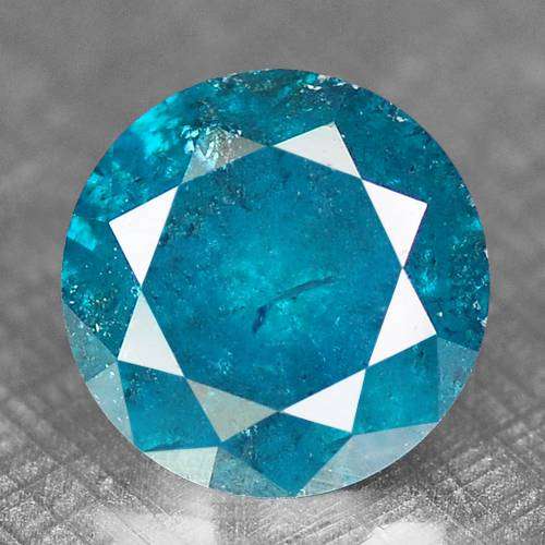 !! Video !! 0.64 Cts !!! ELECTRIC BLUE COLOR NATURAL DIAMOND !! RARE !!
