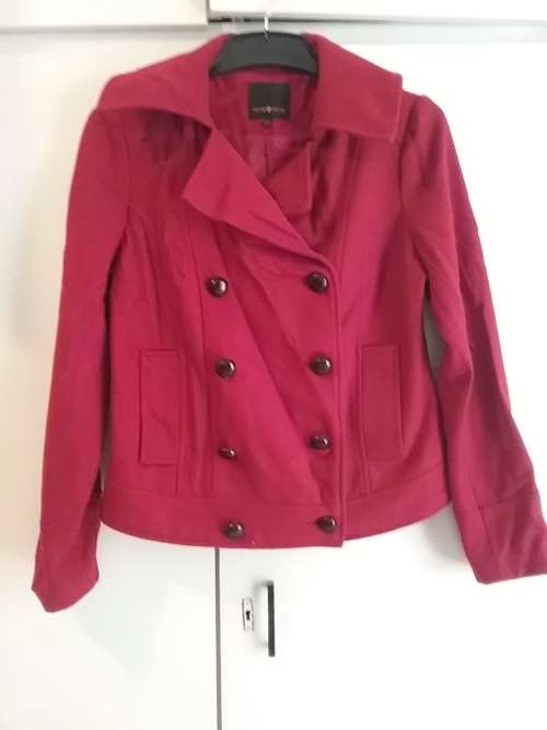 CACHE CAHE Red "bunny" jacket