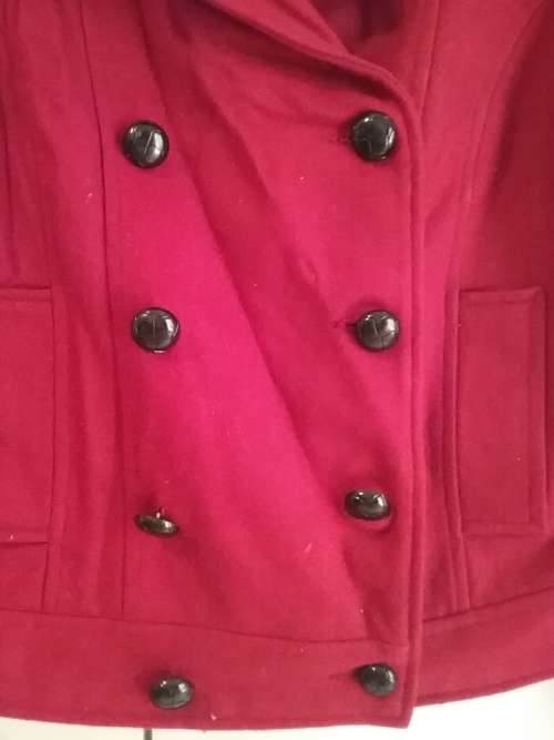 CACHE CAHE Red "bunny" jacket