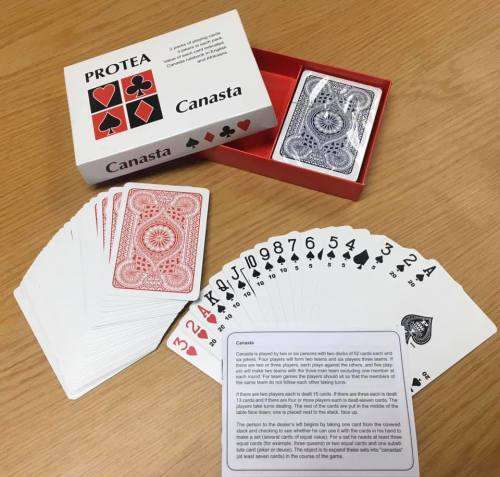 Protea Canasta Playing Card Set
