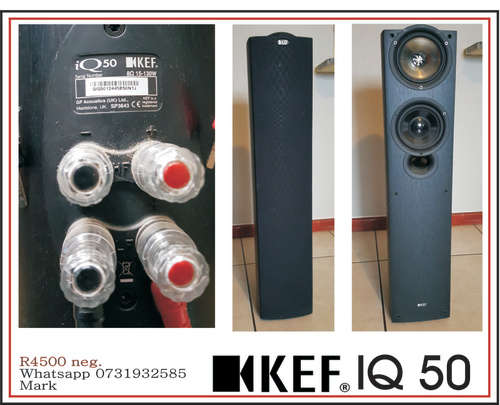 KEF IQ 50 Speakers 100% and Stunning Sound