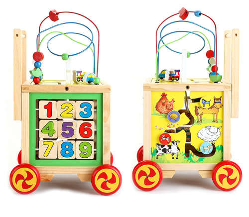 Wooden Cube Activity Walker