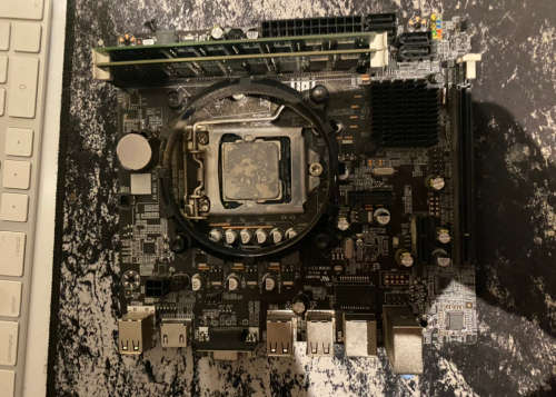 i5 8gb ram Motherboard combo (no reserve)