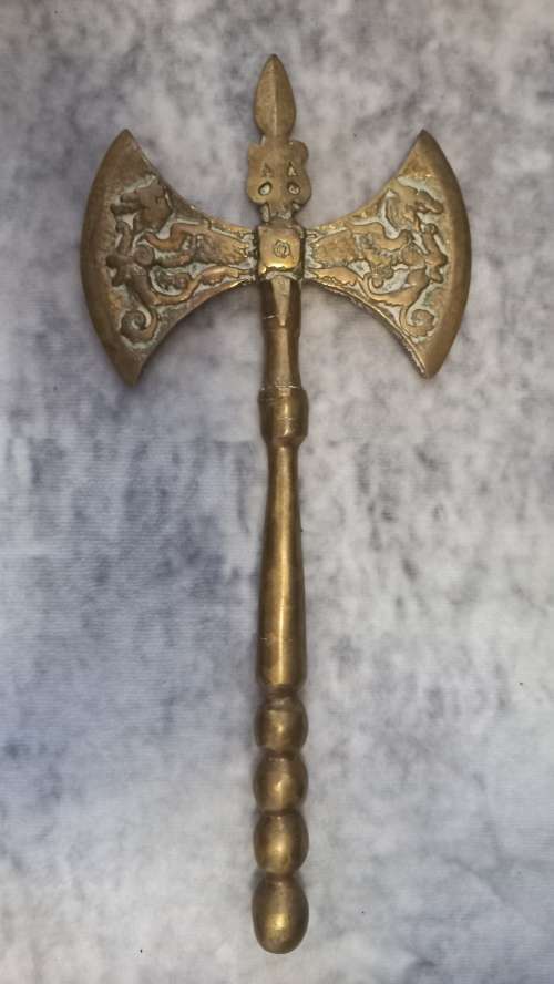 Brass axe