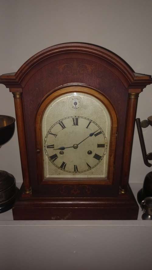 Antique oak clock