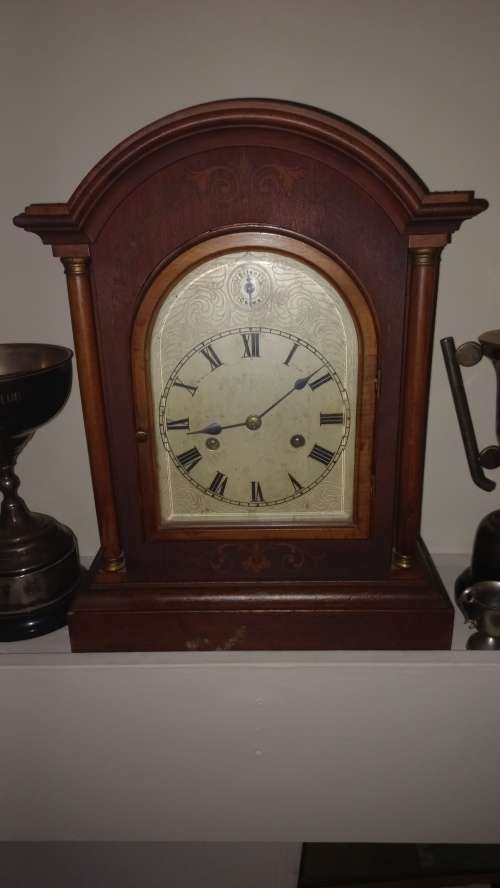Antique oak clock