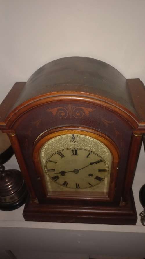Antique oak clock