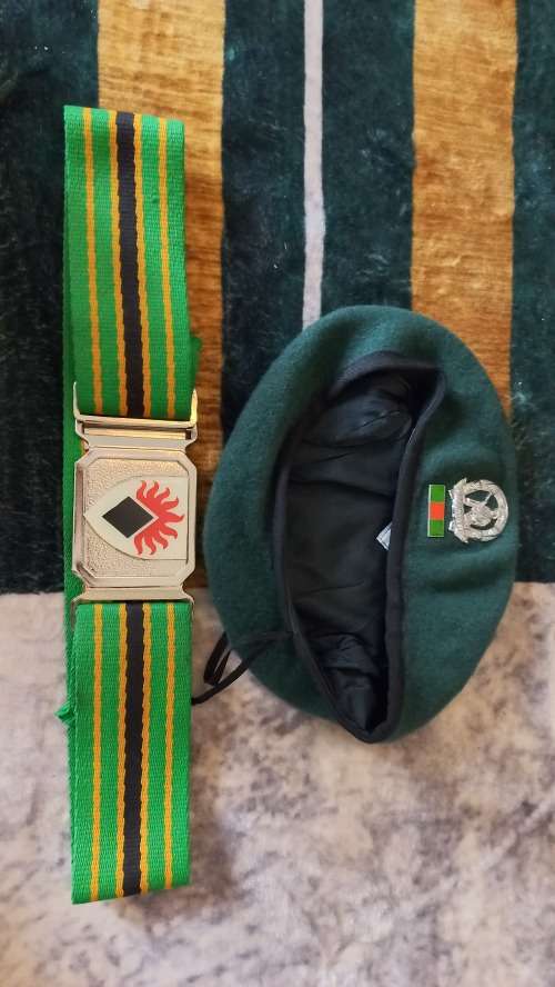 COMMANDO BERET AND BELT