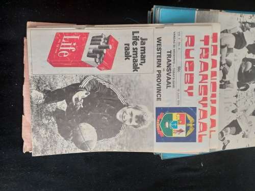 TRANSVAAL RUGBY PROGRAMS