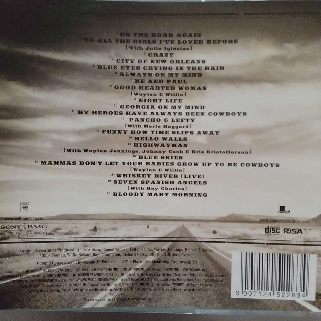 Willie Nelson (CD) Legend: The Best Of