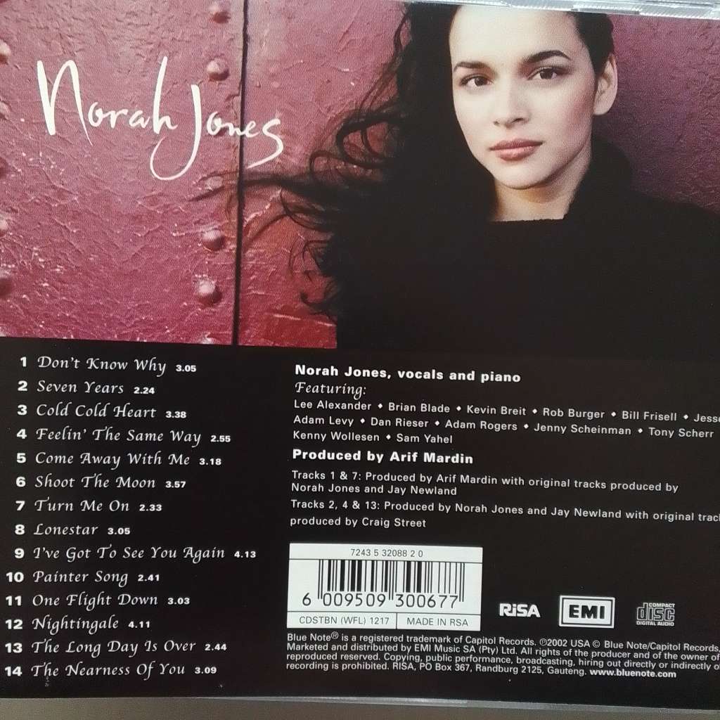 Norah Jones (CD) Come Away With Me