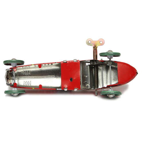 Vintage Wind Up Racing Car Model Clockwork Tin Toy Collectable