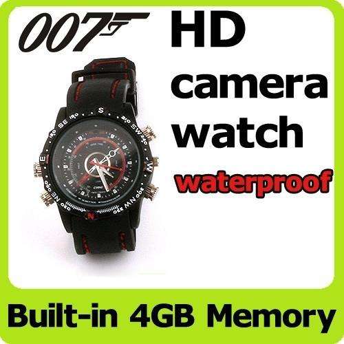 New Waterproof Spy Watch Camera Digital Video Recorder 4GB HD DVR