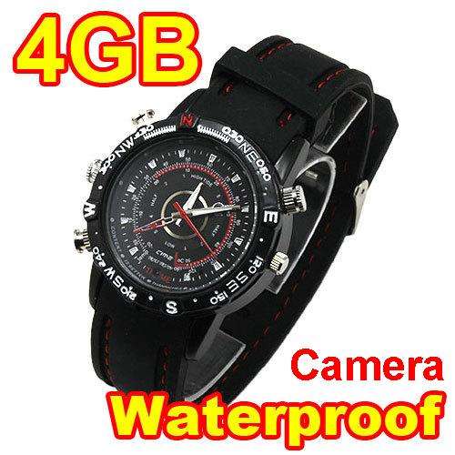 New Waterproof Spy Watch Camera Digital Video Recorder 4GB HD DVR