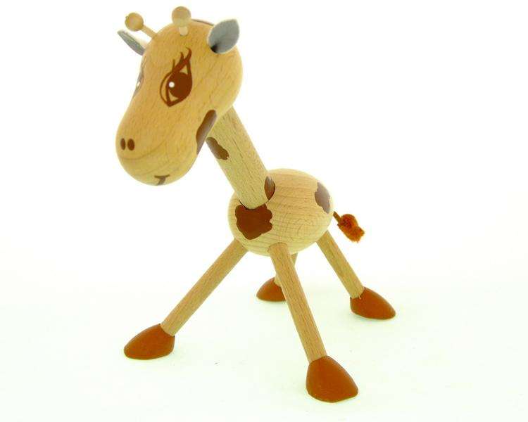Wooden Figurine Toy Giraffe