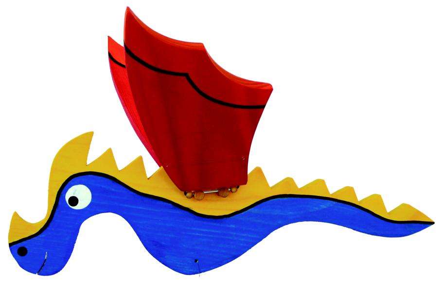 Wooden Dragon Room Decor