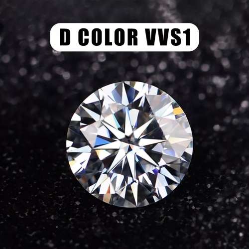 1ct round brilliant loose moissanite stone