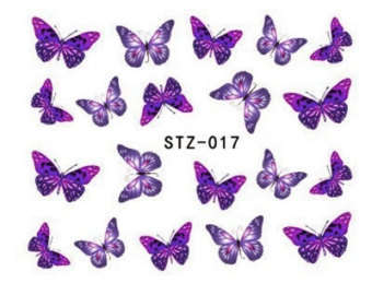 Nail Art Water Decal Stickers Sheet  017