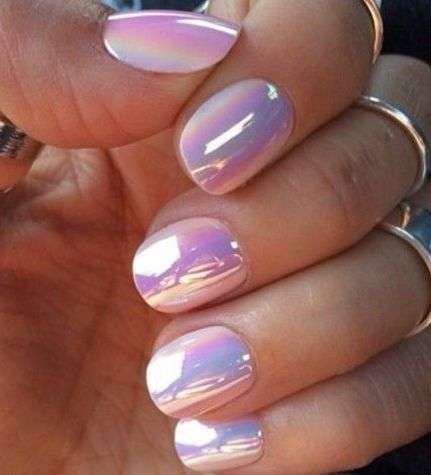 New! Chrome Metallic Mirror Nail Powder Pearl Effect on All Color Gels