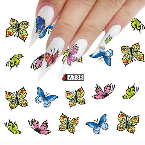 Nail Art Water Decal Stickers Sheet  338