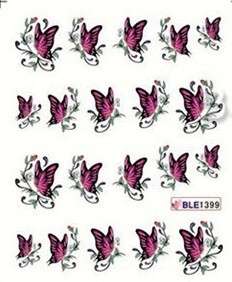 Nail Art Water Decal Stickers Sheet 1399