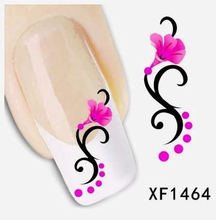 Nail Art Water Decal Stickers Sheet 1464