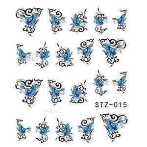 Nail Art Water Decal Stickers Sheet 1398