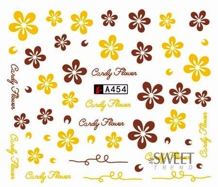 Nail Art Water Decal Stickers Sheet 455