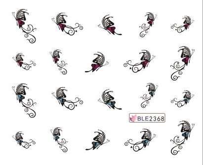 Nail Art Water Decal Stickers Sheet 2368