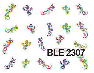 Nail Art Water Decal Stickers Sheet 2307