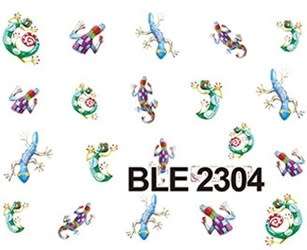 Nail Art Water Decal Stickers Sheet 2304