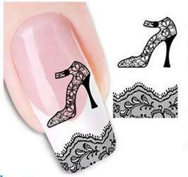 Nail Art Water Decal Stickers Sheet 1549