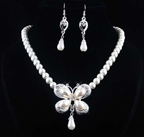 Stunning!!! *Prom Evening Crystal Diamante Neklace & Earring Set*