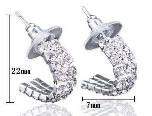 Exquisite!!! * Fine Wedding Evening Prom Diamante Earrings *