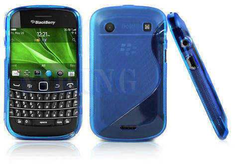New Blue TPU Gel Skin Case Cover for BlackBerry Bold 9900 9930
