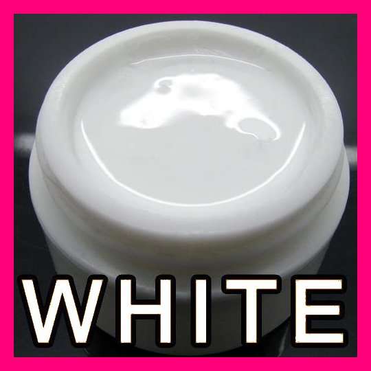 WHITE UV GEL FOR NAIL ART TIPS 15ml